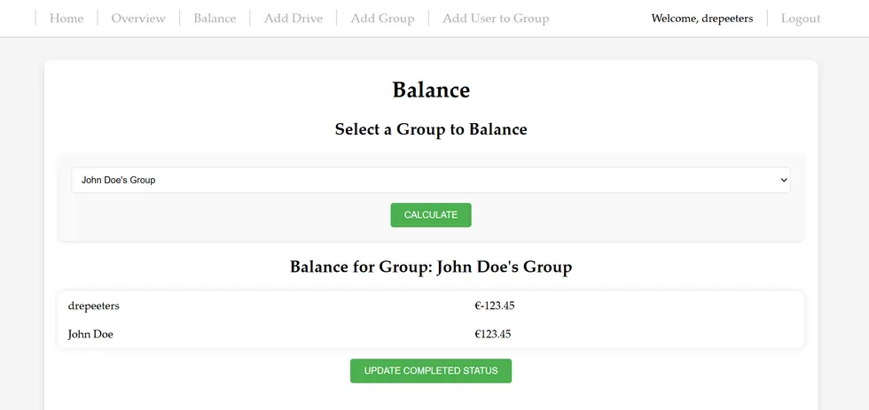 Balancing the group